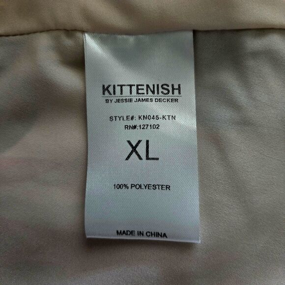 NWT Kittenish Stand Out Multicolor Floral Print Long Sleeve Mini Dress Size XL - Picture 7 of 9